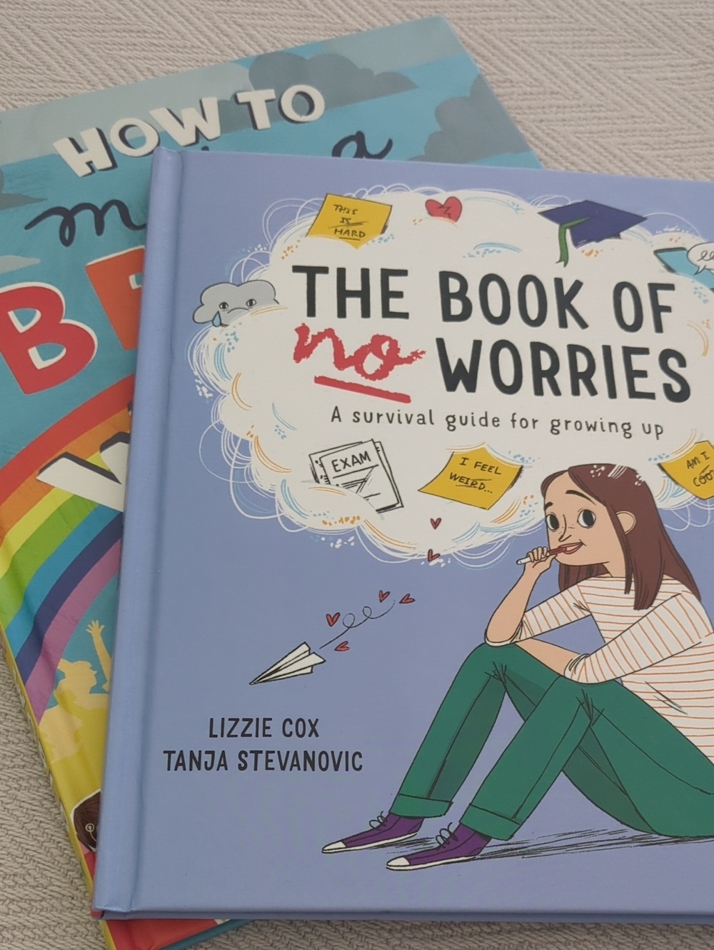 The Book of No Worries by Lizzie Cox + How To Make A Better World Keilly Swift
